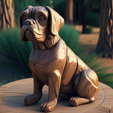 3D model Duke dog famous animal (STL)